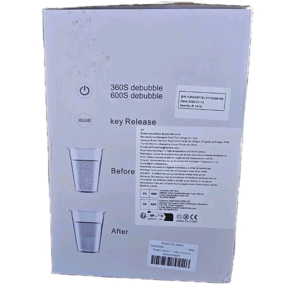 Winartton Resin Bubble Remover   Machine R-141E 360S 600S Jewelry Debubble Machi - Picture 3 of 16